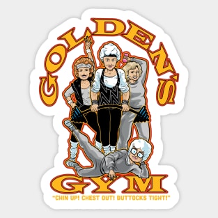 Golden's Gym Sticker